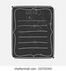 Restaurant And Cafe Vector Menu In Vintage Retro Style