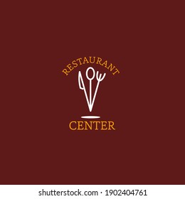 vector de icono del centro de restauración 