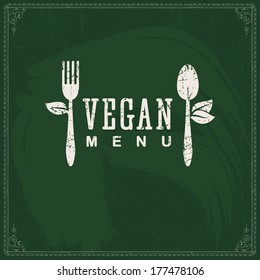 restaurant chalk vegan vector bistro menu pattern restaurant chalk vegan classic edge food cafe modern vintage art creative classical letterhead brochure leaflet nurture chalkboard dine painting frami