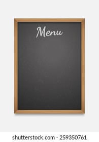 Restaurant chalkboard menu frame, eps10 vector 
