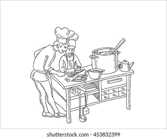 restaurant chef and assistant, for high cuisine teaching and internet on-line courses  design