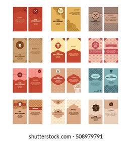 Restaurant, Chef, Cook, Bakery business card template