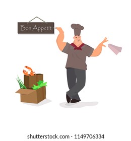 Restaurant Chef Illustration