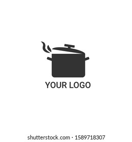 restaurant, chef, kitchen and cooking logo vector illustration