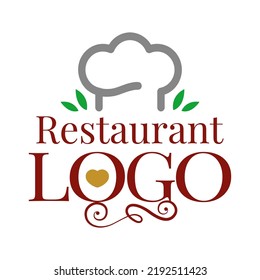 restaurant chef logo - chief hat - gourmet - culinary