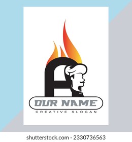 Logo del restaurante Chef o logotipo de cocina