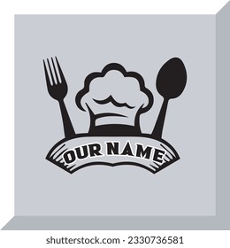 Logo del restaurante Chef o logotipo de cocina