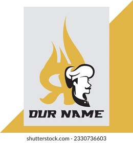 Logo del restaurante Chef o logotipo de cocina