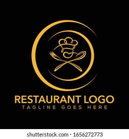 Restaurant And Chef Logo Design Template