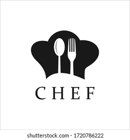 restaurant chef vector logo design graphic template