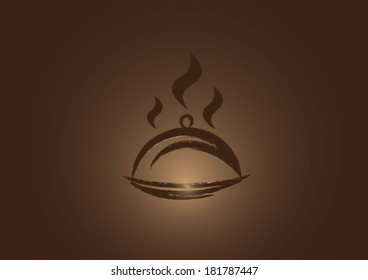 restaurant cloche icon