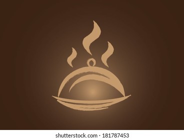 restaurant cloche icon