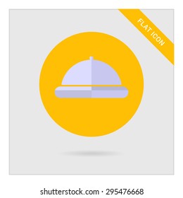 Restaurant cloche icon