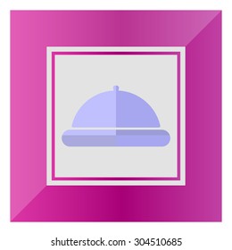 Restaurant cloche icon