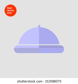 Restaurant cloche icon