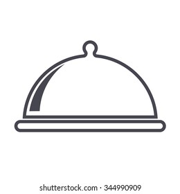 restaurant cloche icon