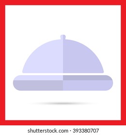 Restaurant cloche icon