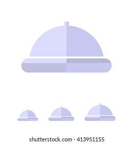 Restaurant cloche icon