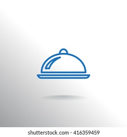 Restaurant Cloche Icon Vector Stock Vector (Royalty Free) 462248704 ...