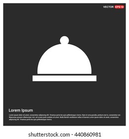Restaurant cloche icon