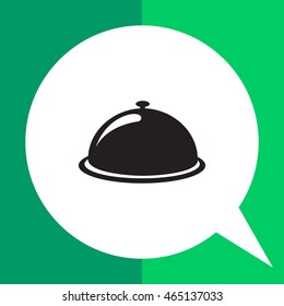Restaurant cloche icon