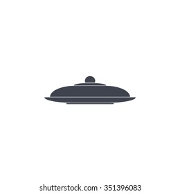 Restaurant cloche .vector icon
