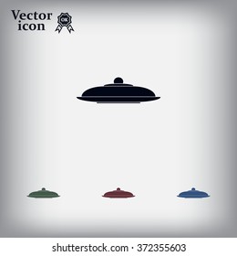 Restaurant cloche .vector icon