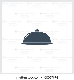 Restaurant cloche .vector icon