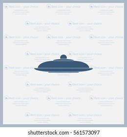 Restaurant cloche .vector icon