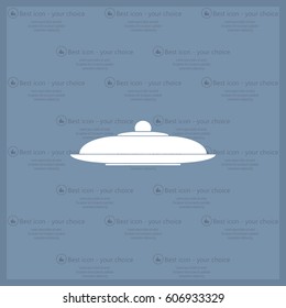Restaurant cloche .vector icon
