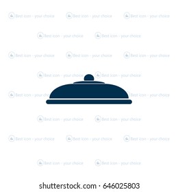 Restaurant cloche .vector icon