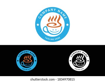 Restaurant or Coffee Shop Logo/Icon Design Vector Image Template