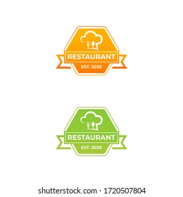 Restaurant, Coffee shop, resort, cafe, food court Vector Logo Template