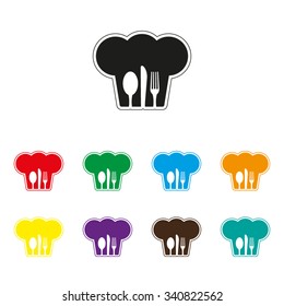 restaurant - color vector icon