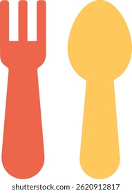 Diseño de icono de Vector de color de restaurante