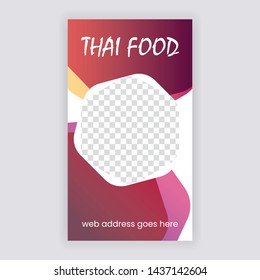 Restaurant Concept Social Media banner Template Design. Anyone can use This Design Easily. Promotional web banner for social media. Elegant sale and discount promo - Vector.