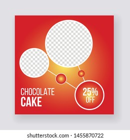 Restaurant Concept Social Media banner Template Design.