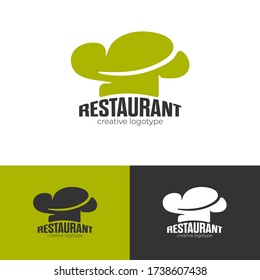restaurant cook logo design creative modern logotype