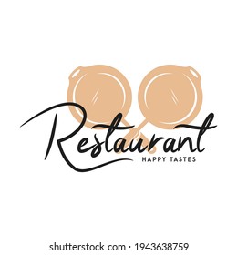 restaurant and cooking utensils. logos, icons and illustrations