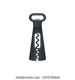 restaurant corkscrew wine cartoon. restaurant corkscrew wine sign. isolated symbol vector illustration