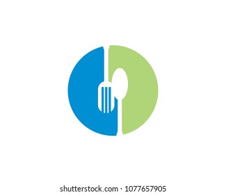Restaurant or Cuisine Icon Vector Logo Template Illustration Design