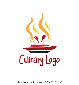 Restaurante y logo culinario con un concepto lujoso y elegante