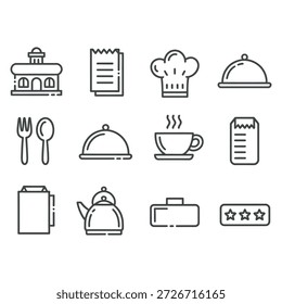 Restaurante Menú Culinario y Utensilios de Cocina