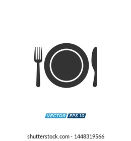 Restaurant and Cutlery Icon Vector Design Illustration 