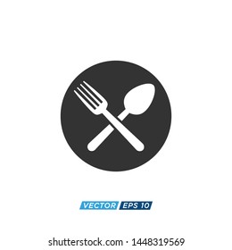 Restaurant and Cutlery Icon Vector Design Illustration 