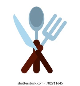 Restaurant cutlery symbol