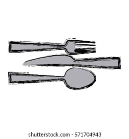Restaurant cutlery utensils icon vector illustration graphic design