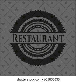 Restaurant dark badge