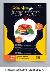 Restaurant Delicious food Flyer Design, Todays Menu Chinese Meal Cover, burger  fast food brochure, Hot Food Vector template, café and restaurant menu, food ordering Pizza, Burger Menu book poster