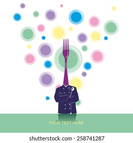 Restaurant design Illustration